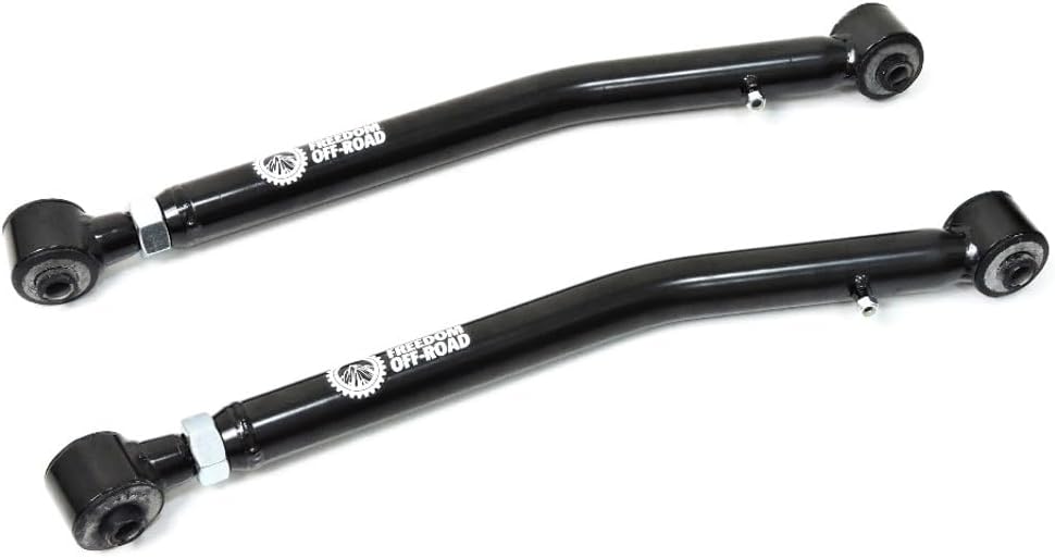 Freedom Off-Road Adjustable Front Lower Control Arm 0-4in Lift Compatible For 2018-2020 Jeep Gladiator Wrangler