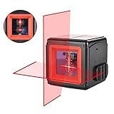 marcador laser para madera ★ Nivel láser de 2 cabezas láser para más precisión:versión actualizada equipada con 2 cabezas láser para ajustar el láser horizontal / vertical respectivamente, que es más precisa y estable que otros dispositivos comunes; La línea horizontal, la línea vertical o la línea cruzada se pueden cambiar de forma flexible.