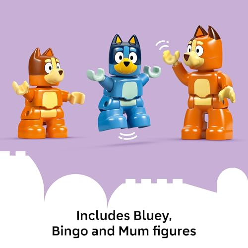 LEGO DUPLO Bluey: Bluey’s Family House with Memory Game - Toddler Toy for Kids Ages 3+ - Memory Game Playset Includes Bluey Figure - Preschool Toy Gift Idea for 3 Year Old Girls and Boys - 10459 - image 6