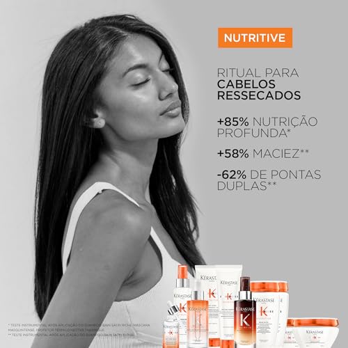 Kérastase Protetor Térmico Nutritive Nectar Thermique, Para Cabelos Secos, Proteção Térmica de até 2