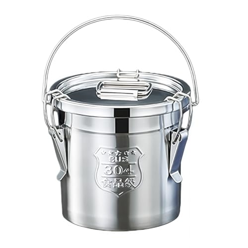 NYHGOXM ������ IH�Ή� �Ɩ��p �X�e�����X �� ��e�� �W�t�� ���Ή� �L�����v �p�X�^ �J���[ �ύ��� ���� ���b�N�t�� ����ǂ��� (�V���o�[,5L)