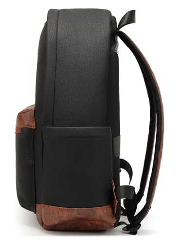 Image of FUR JADEN Vegan Leather Stylish 15.6 Inch Laptop Backpack Travel Weekender Bag For Men Women