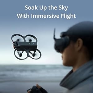 A DJI drone capturing a stunning aerial view of mountains and a serene landscape, highlighting its 4K camera capabilities.