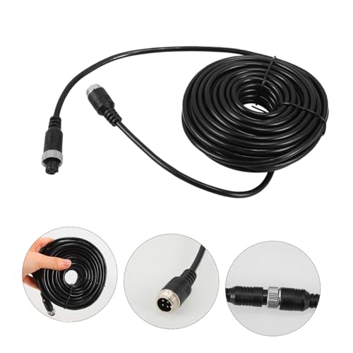 Cable de extensión para cámara de visión trasera con cobre puro de 4 pines 6