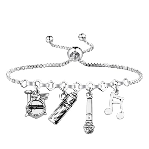 WSNANG HairS Musical Merch Musical Theatre Lover Charm Bracelet Musical Theatre Fans Gift Spray Musical Inspired Gifts