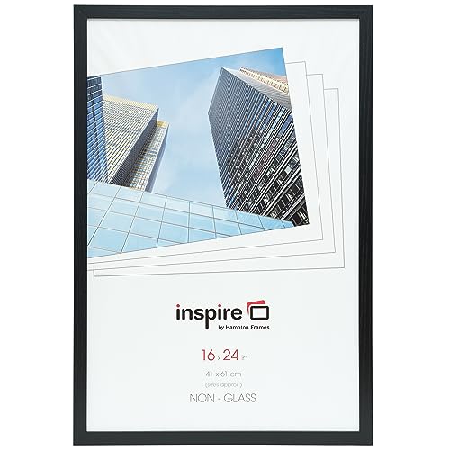 Hampton Frames Oxford OXF1624NGX Cadre photo en plexiglas (sans verre) Noir 41 x 61 cm