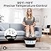 BEAUMOI Collapsible Foot Spa with Surf Wave Massage, Foot Bath with 24 Motorized Shiatsu Massage Balls, Heat, Bubble and Remote, Foot Bath Massager for Deep Relaxation & Stress Relief