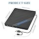 Focenat Tragbar DVD Brenner,Externes CD DVD Laufwerk USB,Extern mit SD/TF-Kartenleser Portable Brenner,USB Externe Optische Laufwerke,Slim Portable Externes Laufwerk,für Laptop Windows Mac PC MacBook