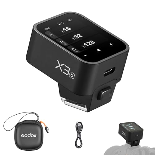 Godox X3-S X3S Wireless Flash Trigger Disparador de Flash Inalámbrico para Sony Cámara OLED Pantalla táctil 2.4GHz 1/8000S HSS TTL Función Tcm Batería Remote Camera Flash Trigger para Sony - imagen 9