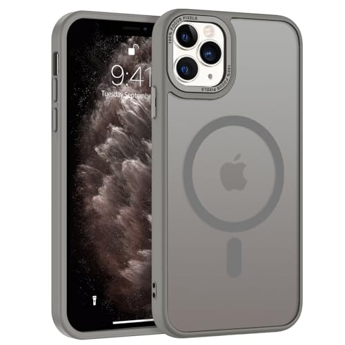 Coque pour iPhone 11 Pro Magsafe fine translucide mate premium