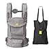 LÍLLÉbaby Serenity Airflow SIX-Position Ergonomic Baby & Child Carrier with Convertible Tote, Dolphin - Cotton