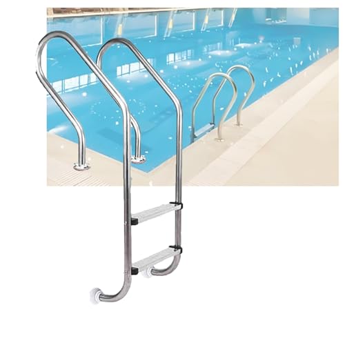 Escalera para piscina con 2-3 escalones de acero inoxidable miniatura 1
