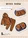 Adarl Toddler Baby Fleece Set Bear Hoodie with Ears Fuzzy Winter Sweatsuit Warm Hooded Sweatshirt & Sweatpants for Boys Girls