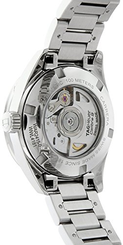 TAG Heuer Women's 'Carrera' Swiss Automatic Stainless Steel Dress Watch, Color:Silver-Toned (Model: WAR2415.BA0776)2