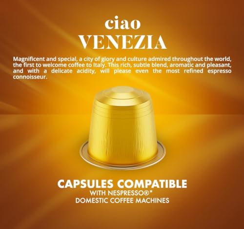 Caffè Borbone Verkostung Kit, 100 Aluminium-Kapseln: 40 Mia Napoli, 30 Ciao Venezia, 30 Magica Palermo, (10 x 10 Stück) – Kompatibel mit Kaffeemaschinen für den Hausgebrauch der Marke Nespresso®*