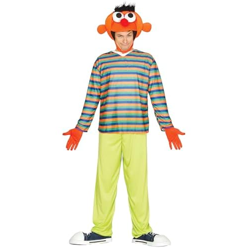 FIESTAS GUIRCA Disfraz de Marioneta Naranja Hombre Adulto Talla L 52-54