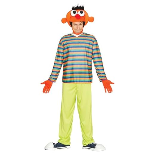 FIESTAS GUIRCA Disfraz de Marioneta Naranja Hombre Adulto Talla L 52-54