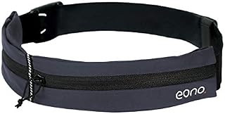 Amazon Brand - Eono Water Resistant Running Belt with Adjustable Elastic Strap, Large Capacity Running Waist Pack for Workouts, Exercise, Cycling, Walking, Travel & Outdoor Activities