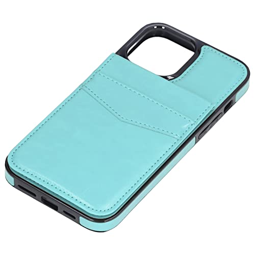 Rankomu iPhone 13 Pro plånboksskal med magnetiskt ställ - Mintgrön