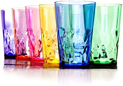 scandinovia premium glasses set unbreakable tritan plastic