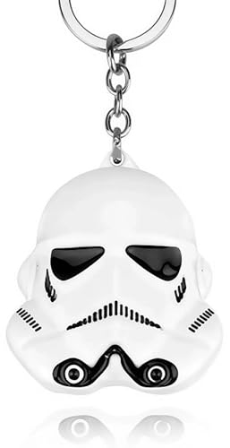 Llavero de metal con anillo para fans de la saga de Star Wars