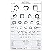 LEA Symbols® 13-Line Translucent Distance Chart