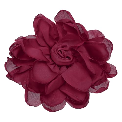 Image of PATIKIL Rose Flower Hair Clips, Fabric Brooch Pins for Women Wedding Party Dance Dress Clothes Accessories Valentine's Day Gifts
