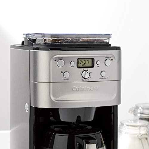Cuisinart Grind and Brew Plus, Bean to Cup Filter Coffee Maker, DGB900BCU, Silver