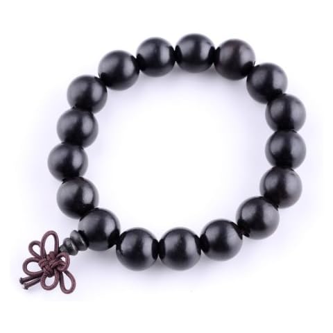 Luos Cultural Goods Dark Color Bodhi Beads Tibetan Buddhist Prayer Bracelet Mala - W065-A … Cover
