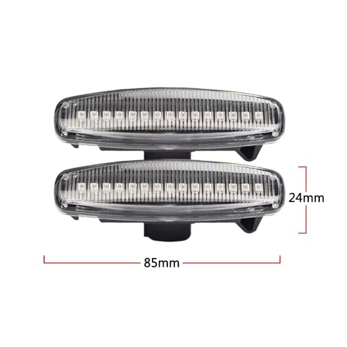 Clignotant dynamique LED de rétroviseur pour Infiniti FX35 et EX37