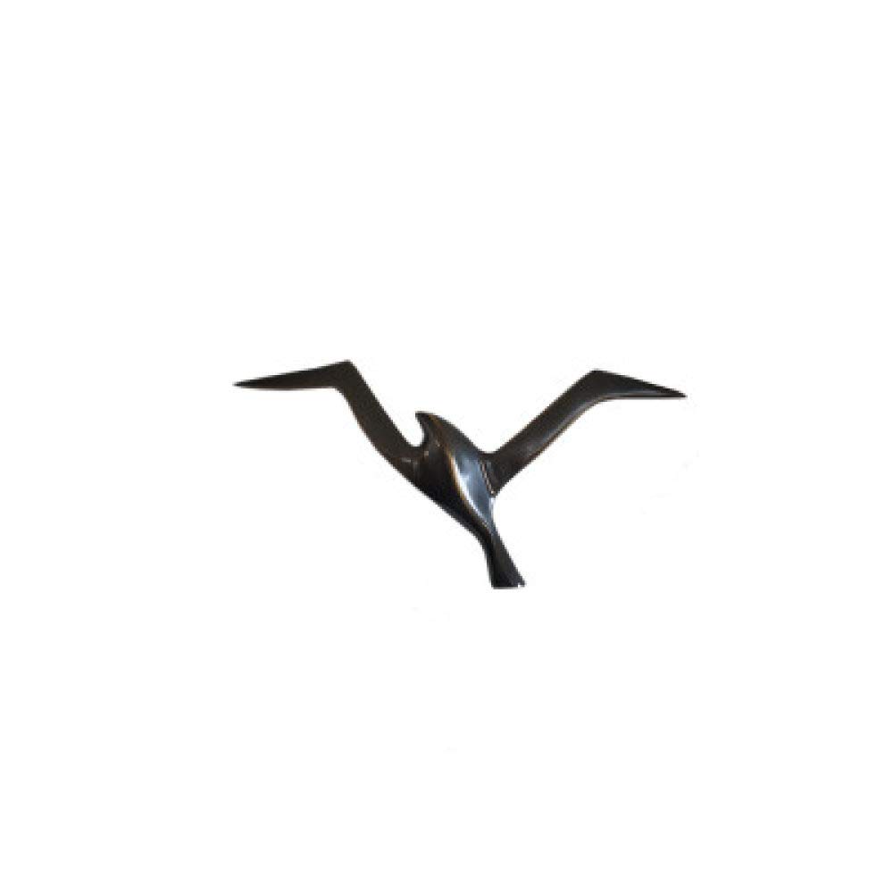 Sculpture d'homme escalade en laiton et résine noire pour une décoration murale haut de gamme