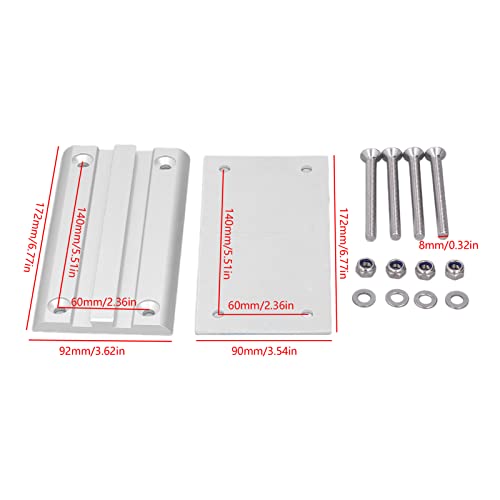 HERCHR Suporte de mesa para trailer, suporte removível de liga de alumínio giratório de liga de alum