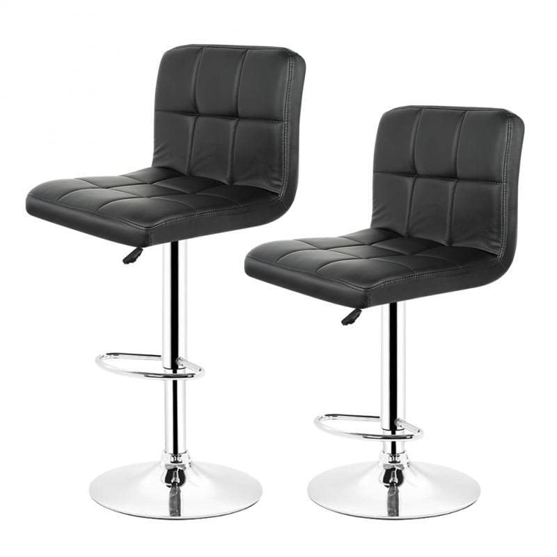 Tabourets de bar de cuisine noirs pour partager des repas conviviaux en famille autour du bar