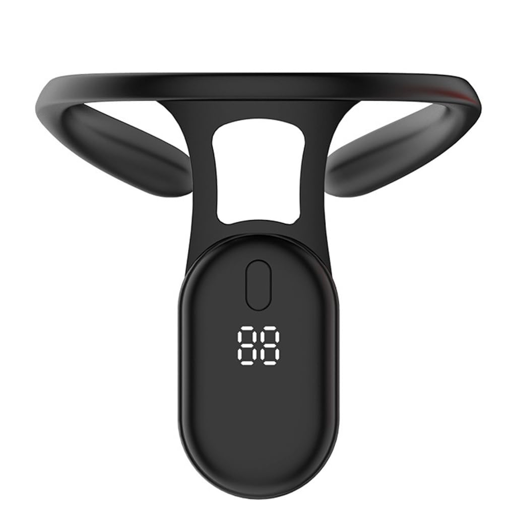 Sodeber Men's Black Bk Smarts Postures Corrector For Wo Hunchback Back Straightener Sensors Vibrations Reminder