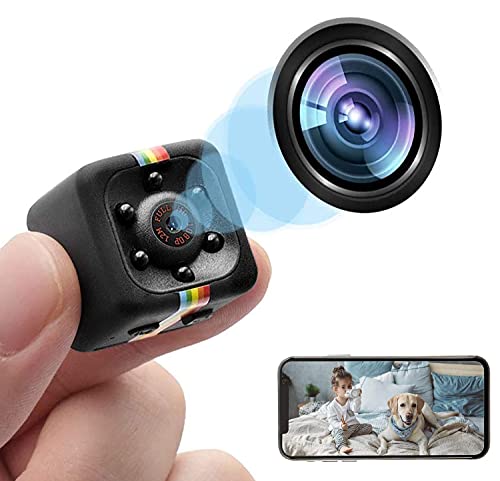 Hidden Spy Cameras, 1080P Mini Spy Camera with Audio and Video, Night Vision and Motion Detective - No WiFi Need
