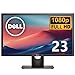 【整備済み品】 Dell E2316H 23型パソコンPC モニター/薄型LED液晶モニタ/1920x1080(VGA,DP) フルHD/VESA準拠/非光沢/HDMI対応可能（変換ケーブル付属）
