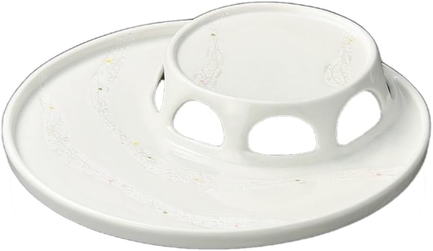 Raster Dotted Perforated Plate, 8.3 x 1.6 inches (21 x 4.2 cm) | Serving Plate |