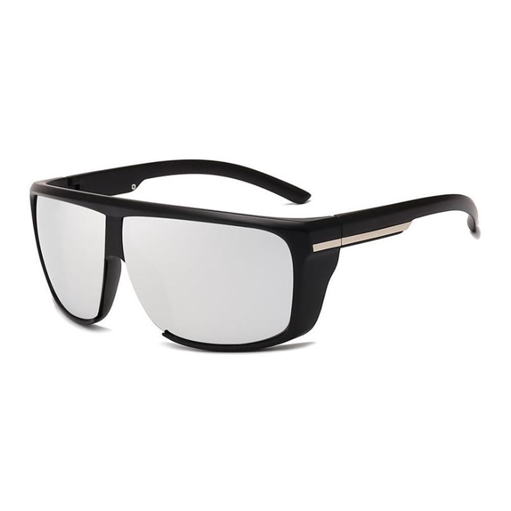 Lunettes de soleil carrées hommes design géométrique moderne - 5