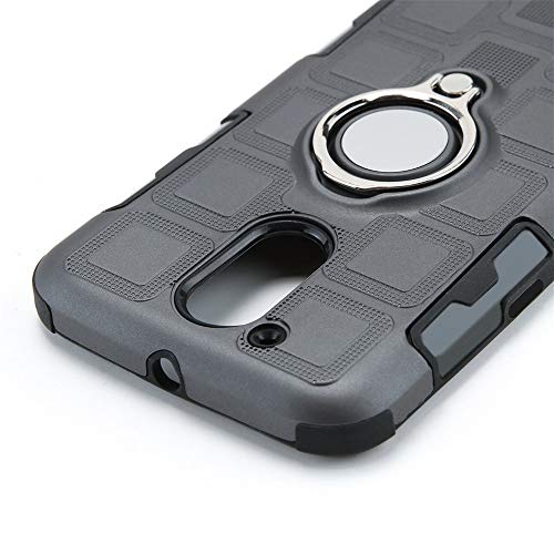 Andoer Capa para celular com suporte magnético para carro novo noto Motorola G4PLUS E4PLUS 2 em 1 pr