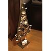 Manschin Metall Weihnachtsbaum 98cm | Laserdesign Hochglanz Gold