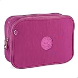 Estojo Escolar Feminino Box Jumbo Compartimentos Para Caneta Lápis Bolsinha Organizadora (ROXO)