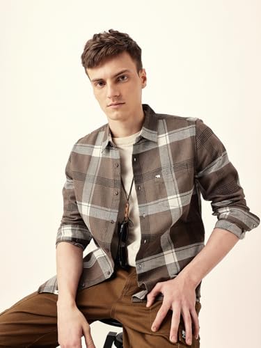 Image of THE BEAR HOUSE Men's Casual Shirt | Comfortable Modern Fit | Trendy Men's Wear