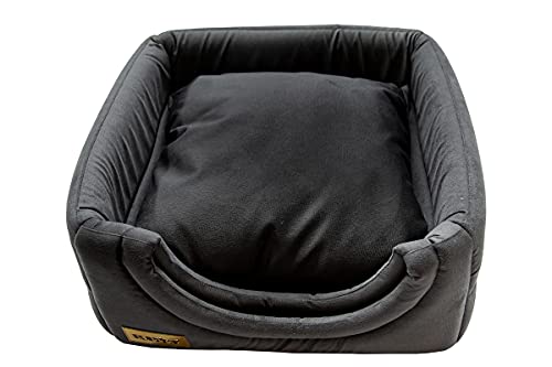 Luppet Toca E Cama 2 Em 1 Para Cachorro Ou Gato De Até 5Kg Chumbo Liso M