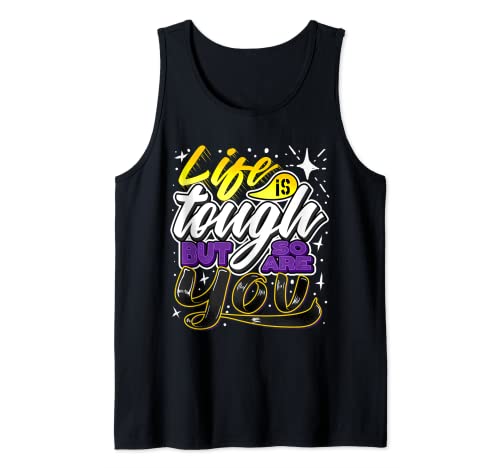 Das Leben ist hart, nicht binär und geschlechtsspezifisch Tank Top
