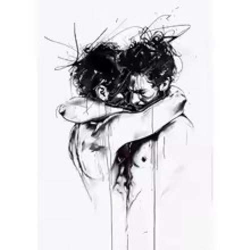 Toile canvas wall pictures de maître abstrait avec cadre premium