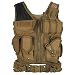 Lixada Tactical Vest Military Airsoft Vest Adjustable Breathable Combat Training Vest for Outdoor Hunting, Fishing, Army Fans, CS War Game, Survival Game, Combat Training