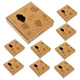 Petites boîtes à pâtisserie : d'apparence simple, ces boîtes de boulangerie en papier sont durables et à utiliser, boîtes de transport de boulangerie