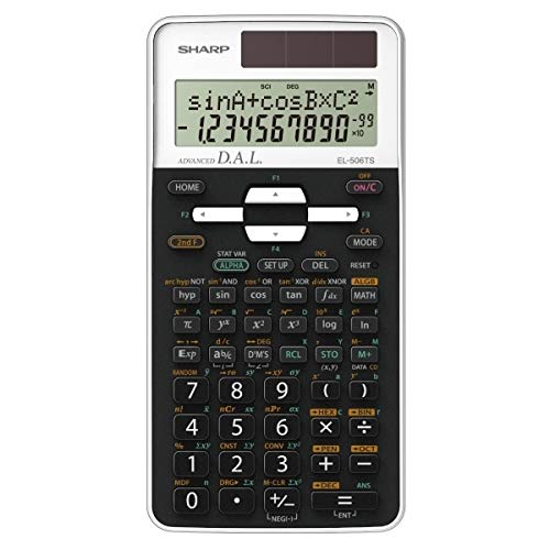 Sharp EL-506TS White Scientific Calculator EL506TS