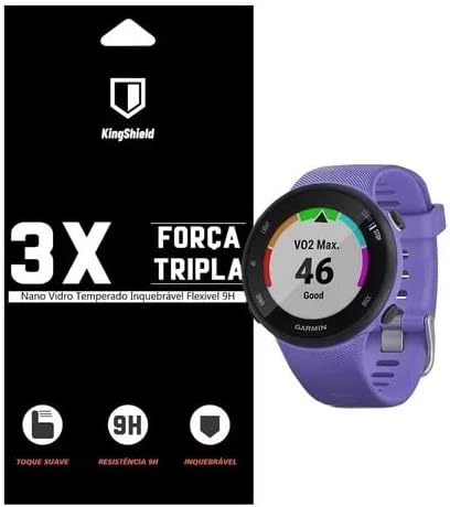 Película Kingshield para Garmin Forerunner 45/55: Review após 30 dias