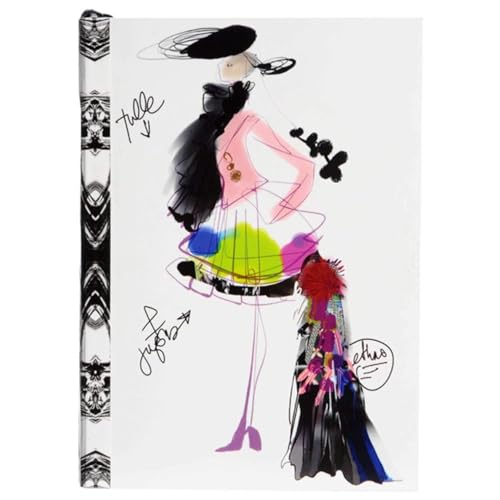 Christian Lacroix Croquis Fashion Sketch A6 6" X 4.25" Softcover Notebook
